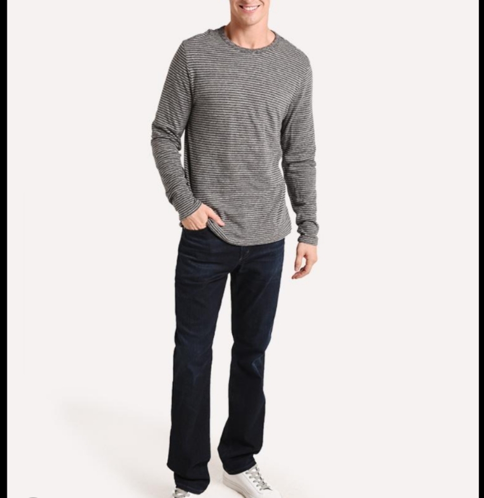 Faherty Reversible Crew Long Sleeve - image 2